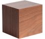 Réveil en bois carré Cube - PRE-0312