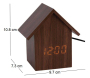 Réveil led en bois House - KARLSSON