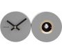 Horloge mural en métal mat Duo Cuckoo - KARLSSON
