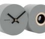 Horloge mural en métal mat Duo Cuckoo - 79,90