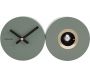Horloge mural en métal mat Duo Cuckoo - KARLSSON