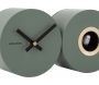 Horloge mural en métal mat Duo Cuckoo - 74,90