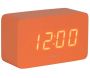 Réveil rectangulaire LED en MDF Spry