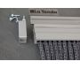 Rideau de porte en PVC anthracite Lucca - LAD-0198