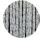 Rideau de porte en PVC blanc Lucca