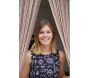 Rideau de porte en PVC brun et beige Arezzo - LAD-0110