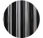 Rideau de porte en PVC noir Trento