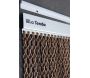 Rideau de porte en aluminium Alusa  brun et bronze - LA TENDA