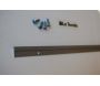Rideau de porte en aluminium Alusa noir - LAD-0149