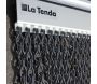 Rideau de porte en aluminium Alusa  noir - LA TENDA