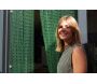 Rideau de porte en aluminium vert Alusax - LAD-0177