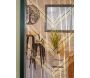 Rideau de porte en bois à motif ethnique - AUBRY GASPARD