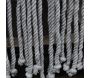 Rideau de porte en corde gris Toulon - 55,90
