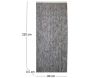 Rideau de porte en fibres synthétiques Chenilles - MOR-0152