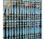 Rideau de porte en perles bleues et transparentes Frejus - LAD-0166