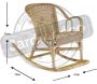 Rocking chair pour enfant en rotin Chloé - AUBRY GASPARD