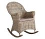 Rocking chair en poelet gris Kresek