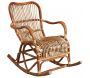 Rocking chair en rotin naturel Paya