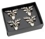 Ronds de serviettes en aluminium Cerf - 14,90