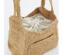 Sac bandoulière en jute tressé - AUB-6061