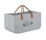 Sac à bûches en feutrine