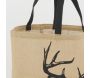 Sac rond en jute naturel plastifié - 9,90