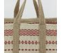 Sac à bûches en jute naturel et teinté - AUB-5279