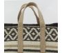 Sac à bûches en jute naturel et teinté - AUB-5282