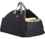 Sac à bûches en polyester noir - 24,90