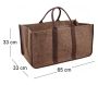 Sac à bûches en toile de jute - AUB-5074