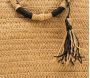 Sac cabas tressé naturel avec anses rondes - 18,90