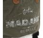 Sac en coton et peau de vache Madame rebelle - 44,90