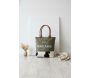 Sac en coton et peau de vache Madame rebelle - AUBRY GASPARD