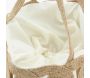 Sac en jute ajouré doublé coton - 39,90