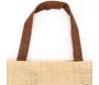 Sac rond en jute naturel plastifié - 7