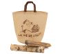 Sac rond en jute naturel plastifié - AUBRY GASPARD