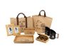 Sac rond en jute naturel plastifié - AUB-6956