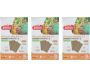 Sachet de feuilles sablées pour cage oiseaux domestiques