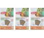 Sachet de feuilles sablées pour cage oiseaux domestiques