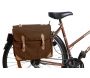 Sacoche à vélo en coton et cuir - AUBRY GASPARD