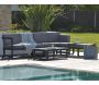 Salon bas de jardin 6 places en aluminium Barcelona