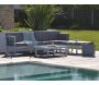 Salon bas de jardin 6 places en aluminium Barcelona