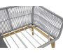 Salon détente extérieur en acacia et aluminium Chania - 999