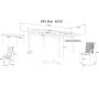 Salon de jardin en aluminium et HPL Star - WIS-0239