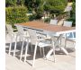 Salon de jardin en aluminium 6 personnes Mali - Oporto