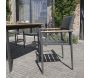 Salon de jardin en aluminium et teck 6 personnes Piana - 1799