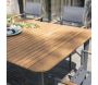 Salon de jardin en aluminium et teck 6 personnes Piana - 5