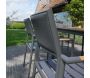 Salon de jardin en aluminium et teck 6 personnes Piana - 7