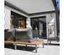 Salon de jardin d'angle 6 places en teck FSC et aluminium Nagano - 6