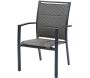 Salon de jardin design en aluminium anthracite 8 fauteuils Modulo - 6